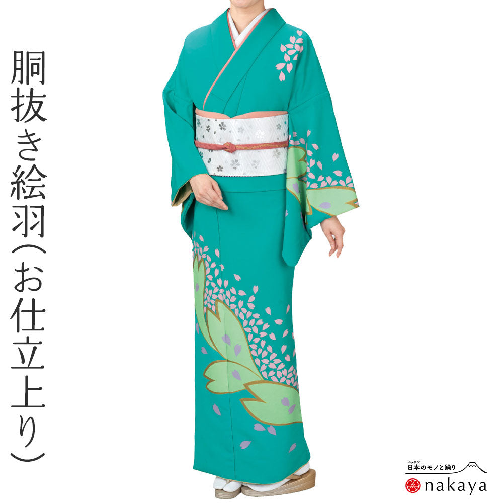 踊り 着物 仕立て上がり（袷・胴抜き・単衣） 附下 絵羽 訪問着 国内