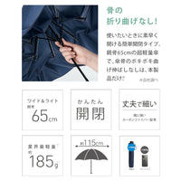 mabu 折りたたみ傘 【 ワイドライトUVミニ65 】