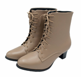 【 袴用ブーツ 】 レース アップ ミドル丈