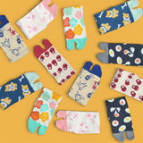 【 tabi socks 】和柄の足袋ソックス　22-24cm WAFUKA