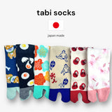 【 tabi socks 】和柄の足袋ソックス　22-24cm WAFUKA