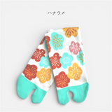 【 tabi socks 】和柄の足袋ソックス　22-24cm WAFUKA