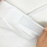 夏用 ( 絽 ) 白半襦袢 【 半襟 紐 衣紋抜き 付き 】